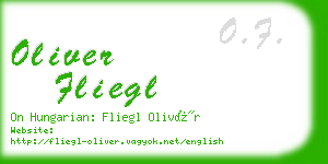 oliver fliegl business card